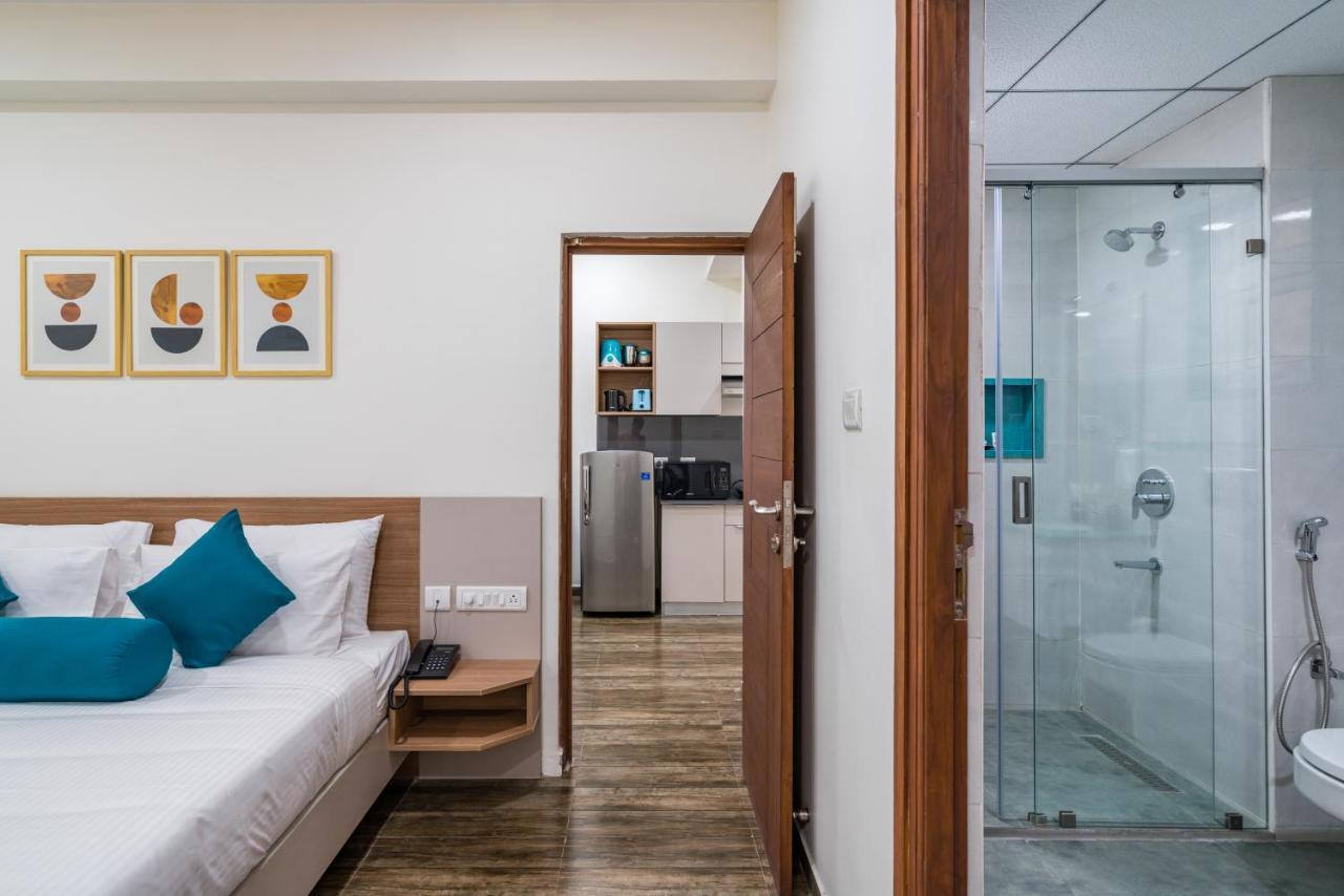 Skyla Studios & Suites - Hitech City Hyderabad Eksteriør bilde