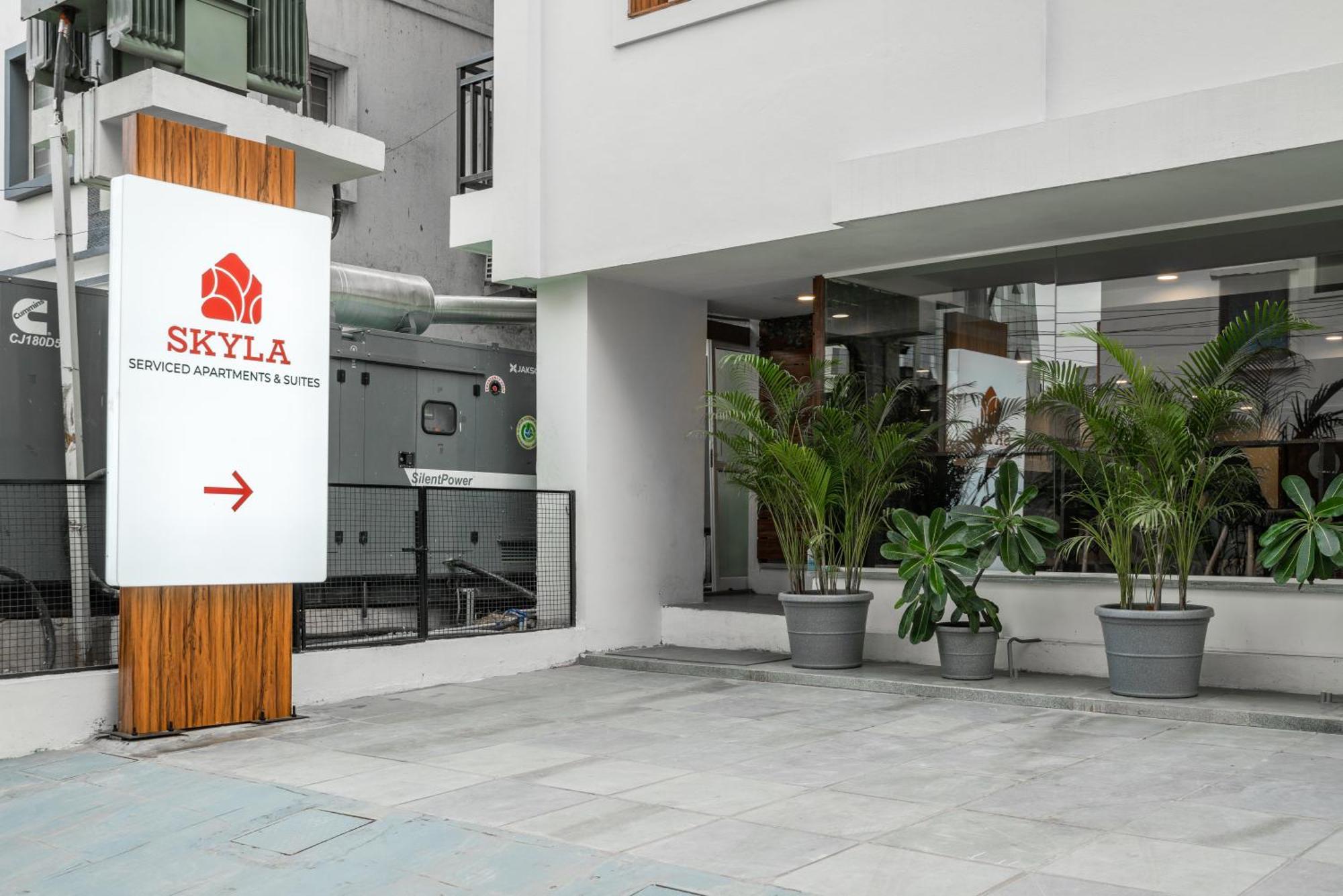 Skyla Studios & Suites - Hitech City Hyderabad Eksteriør bilde